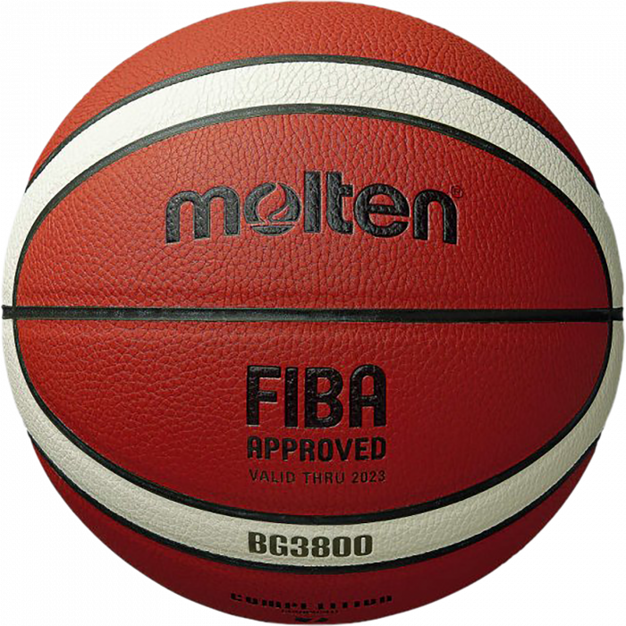 Molten - Basketball Model 3800 (Gm) Str. 7 - Orange & bianco